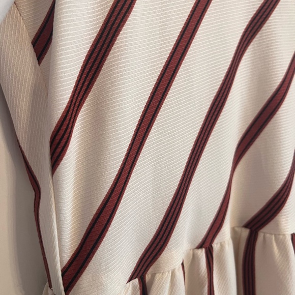 Roolee White and Red Geometric Dress - Picture 3 of 8